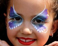 Butterfly face paint