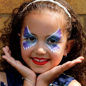 Butterfly face paint