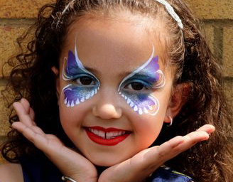 Butterfly face paint
