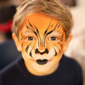 Tiger face paint