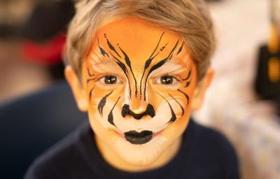 Tiger face paint