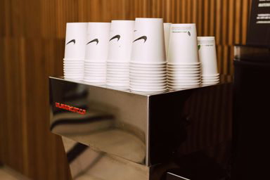 Pop-Up Coffee Bar Branded Cups
