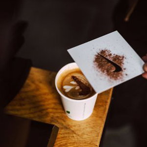 Pop-Up Coffee Bar Branded Stencil