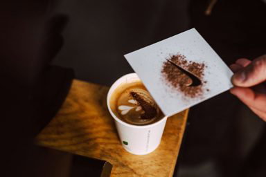 Pop-Up Coffee Bar Branded Stencil