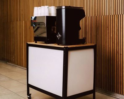 Pop-Up Coffee Bar Stand