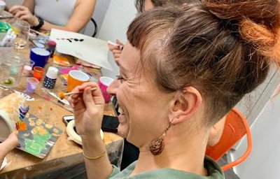 The Crafty Hen Plant pot team building