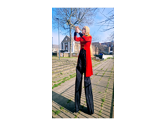 Hannah Hartwell Stilt Walker logo
