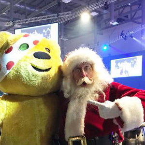 With Pudsey Bear