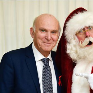With Sir Vince Cable