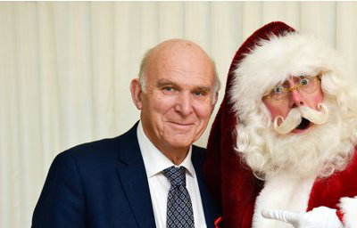 With Sir Vince Cable