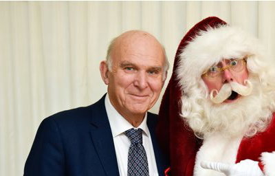 With Sir Vince Cable