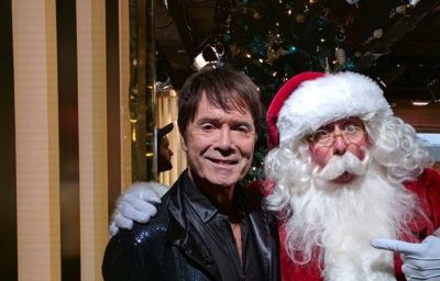 With Sir Cliff Richard
