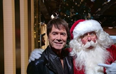 With Sir Cliff Richard