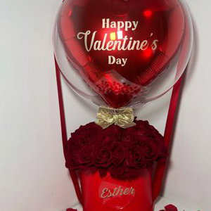 Bobo balloon bouquet