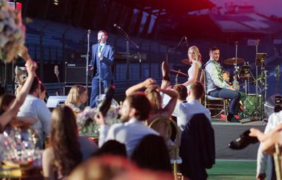 Emcee on Red Bull Ring, Austria