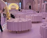 Round Table and Linen Hire for a Luxury London Wedding