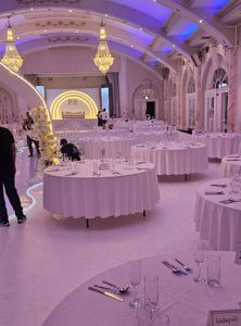 Round Table and Linen Hire for a Luxury London Wedding