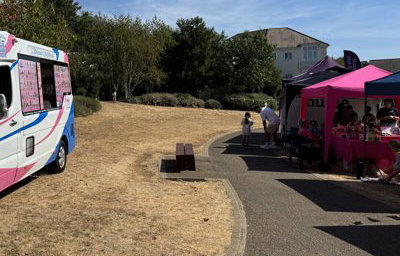 Kev’s Ices Ice Cream Van at a Summer Event