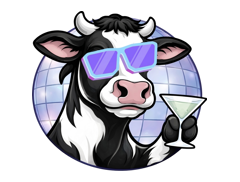 Dizzy Cow Events logo