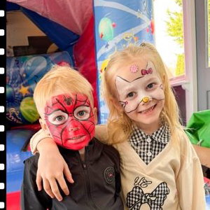 Marvel-ous Favourites & Character Face Painting - Hello Kitty & Spiderman 