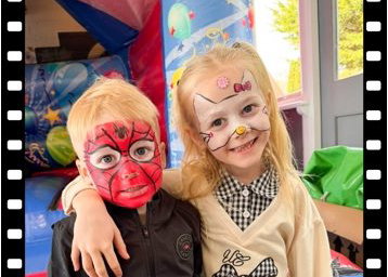Marvel-ous Favourites & Character Face Painting - Hello Kitty & Spiderman 