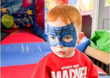 Superhero Face Painting