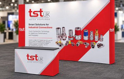 Fabric pop-up exhibition stand kit