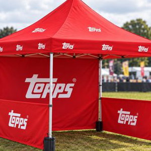 Printed gazebo for outdoor events