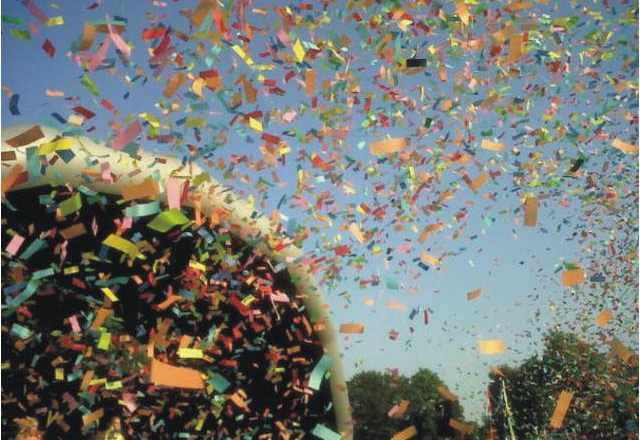 Confetti Cannons in Bieldside