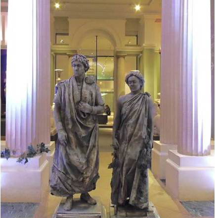 Human Statues in Uplawmoor