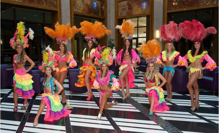 Showgirls in Gannochy