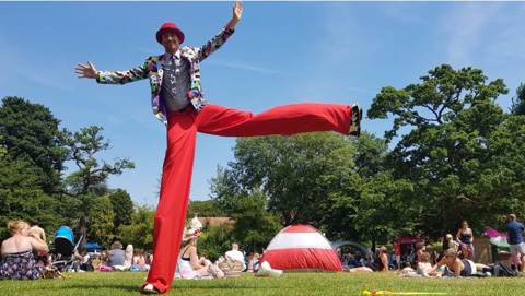 Stilt Walkers in Colchester