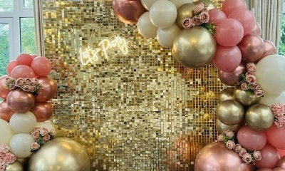 Gold Shimmer Wall Package