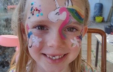 Faces, Glitter Tattoos & Balloons