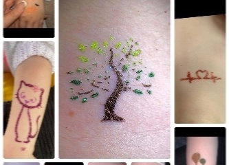 Professional Glitter Tattoos