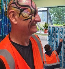 Face painting, Glitter artist, theatrical makeup, body art.