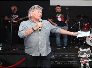 Hosting MerseyCats' Charity event, The Cavern Club, Liverpool.
