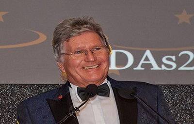 Hosting the LADAs (Laundry & Dry Cleaning) Awards at Mercedes Benz World, Reigate, Surrey, 2022.