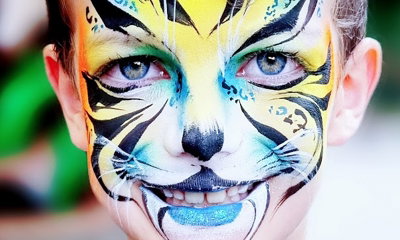 Tick Boom Face Painting