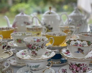 Flying Saucer Vintage Crockery Hire